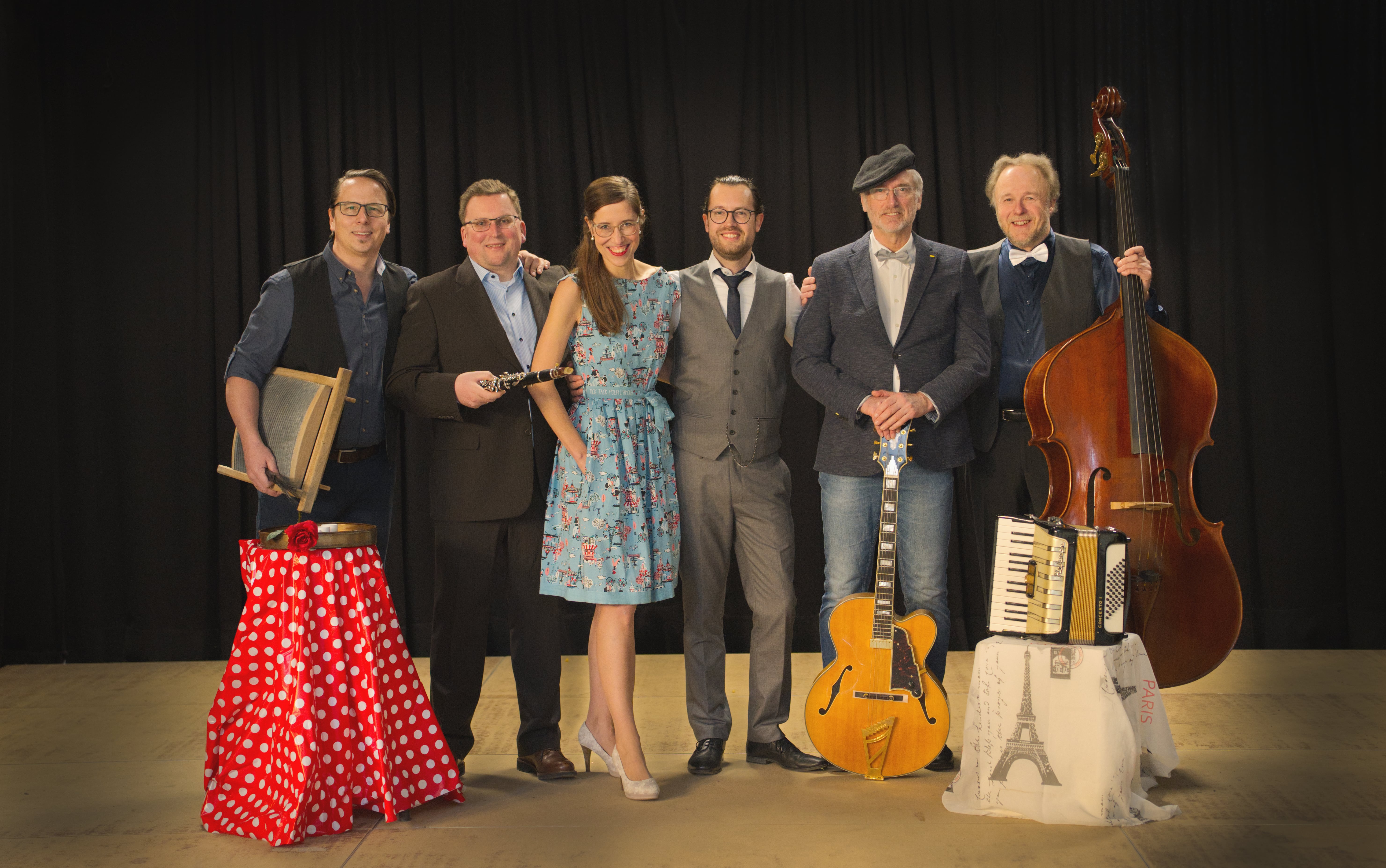 Foto des Chanson-Duos "French Café" & Band